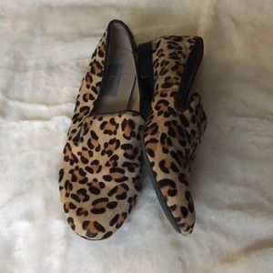 Steve Madden leopard flats